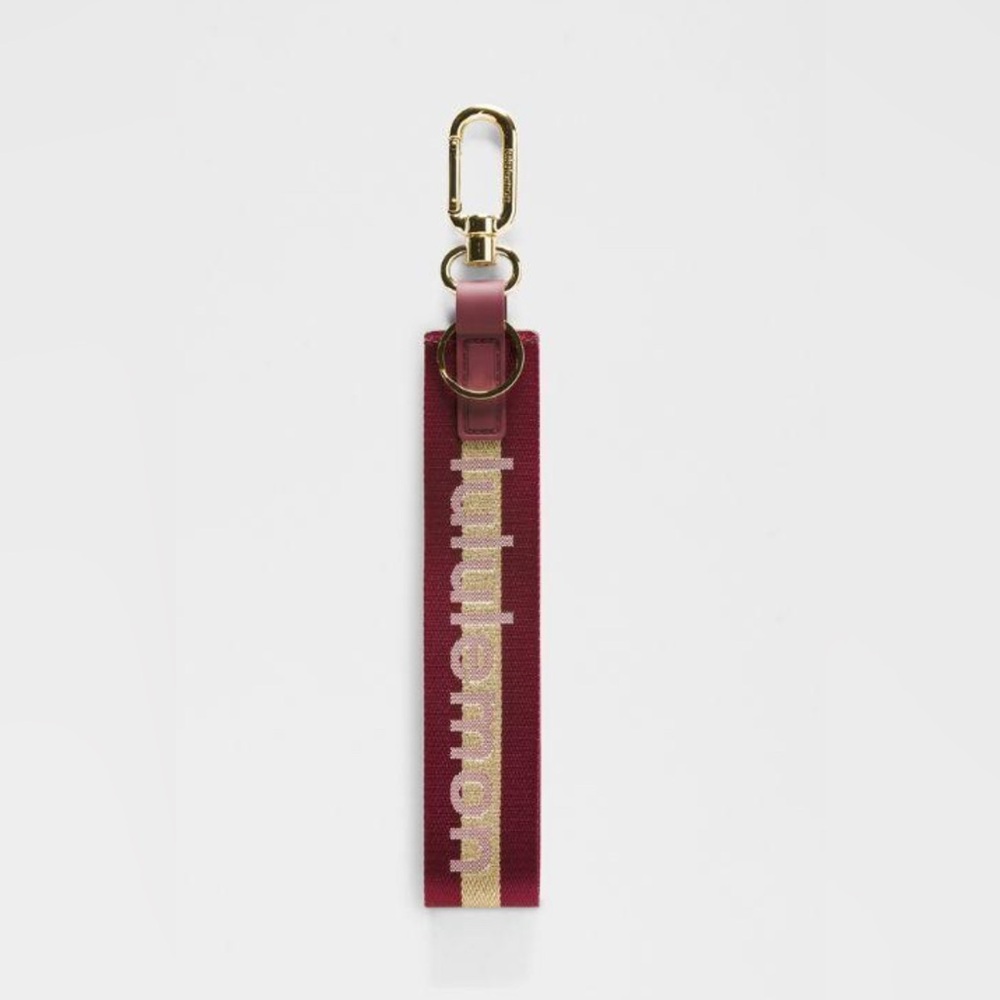 Lululemon Never Lost  Keychain